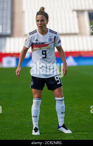 Essen, Germany. 19th Sep, 2020. Svenja Huth (#9 Germany) during the UEFA Women's European Championship Qualification match between Germany and Republic of Ireland. Daniela Porcelli/SPP Credit: SPP Sport Press Photo. /Alamy Live News Stock Photo
