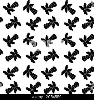 palm coconut tree Seamless Pattern vector Stock Vector