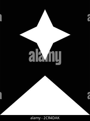 Favorite bookmark icon, vector illustration. Favourite symbol. Line icon Stock Vector