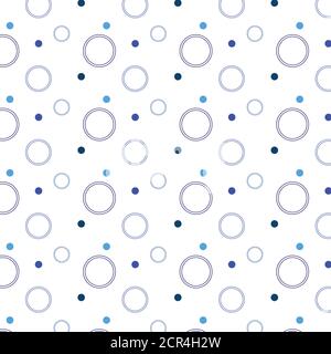 seamless circles pattern. red  Polka dot  Pattern. Background Stock Vector