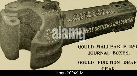 . Official proceedings . WORKSAxle Forge, Depew, N. Y.Malleable Iron, Depew, N. Y.Cast Steel, Depew, N. Y.. GOULD MALLEABLE IRONJOURNAL BOXES. QOULD FRICTION DRAFTGEAR. WxSttEMxSjn Stock Photo