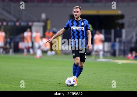 Christian Eriksen of FC Internazionale  during the friendly match between FC Internazionale and Pisa Sc. Stock Photo
