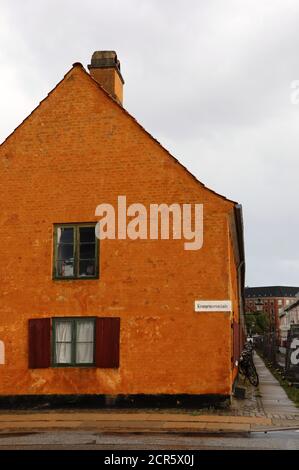 Kronprinsessegade houses in Copenhagen Stock Photo