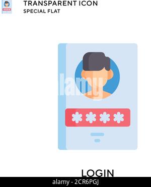 Login template form, eps 10 - vector illustration Stock Vector Image ...