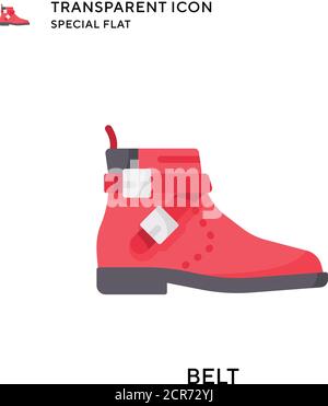Belt vector icon. Flat style illustration. EPS 10 vector. Stock Vector