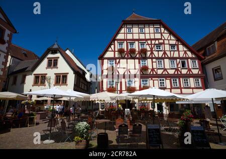 Historic old town, Lohr am Main, Main-Spessart, Main-Spessart, Lower Franconia, Bavaria, Germany