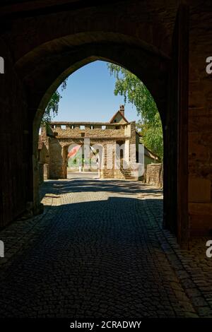 Mainbernheimer Tor in Iphofen, Kitzingen district, Lower Franconia, Bavaria, Germany Stock Photo