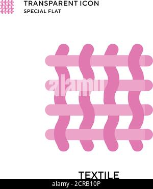 Textile vector icon. Flat style illustration. EPS 10 vector. Stock Vector