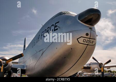 Air Mobility Command Museum, Dover Air Force Base, Dover, DE. Stock Photo