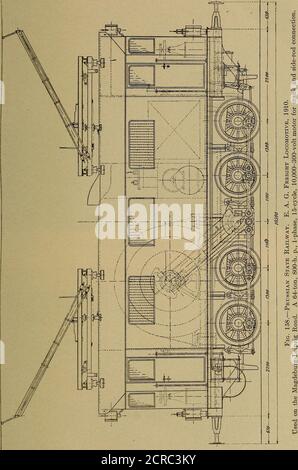 . Electric traction for railway trains; a book for students, electrical and mechanical engineers, superintendents of motive power and others .. . DESCRIPTION OF SINGLE-PHASE LOCOMOTIVES 389. 390 ELECTRIC TRACTION FOR RAILWAY TRAINS Stock Photo