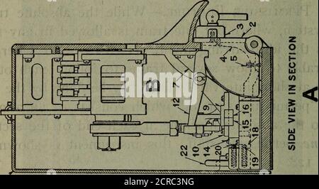 . Operation of trains and station work and telegraphy . Stock Photo