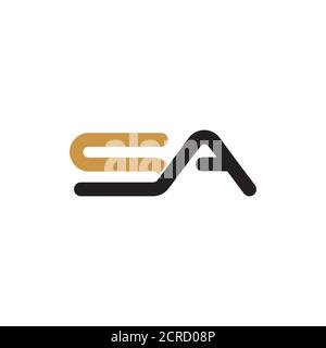Initial letter sa logo or as logo vector design template Stock Vector