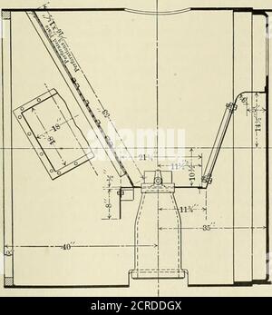 . American engineer and railroad journal . FRONT END ARRANGEMENT, MALLET COMPOUND LOCOMOTIVE. GENERAL DATA. Gauge 4 ft. 8/2 in. Service Freight Fuel Bit. Coal Tractive effort 57,941 lbs. Weight in working order 302,650 lbs. Weight on drivers 263,350 lbs. Weight on leading truck 17,900 lbs. Weight on trailing truck 21,400 lbs. Weight of engine and tender in working order 450,000 lbs. Wheel base, driving 28 11 Wheel base, rigid 9 10 Wheel base, total 43 7 Wheel base, engine and tender 72 % BATIOS. Weight on drivers -f- tractive effort 4.55 Total weight -=- tractive effort 5.21 Tractive effort X Stock Photo