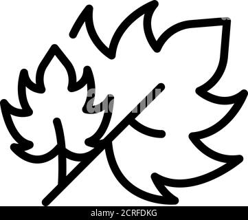 Parsley cook icon, outline style Stock Vector