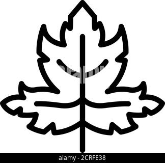 Parsley farm icon, outline style Stock Vector