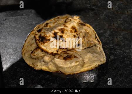 Indian Roti Chapati Bread Nan Stock Photo Alamy