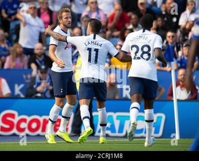 Tottenham Hotspurs' Harry Kane celebrates scoring his first goal PHOTO CREDIT : © MARK PAIN / ALAMY STOCK PHOTO Stock Photo