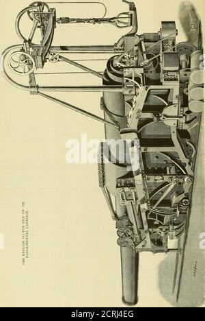 . The railroad and engineering journal . in.diameter and about 14 in. long, supported by small piecesof steel f in. square placed 12 in. apart on an anvil, wasstruck 21 blows with a 35-lb. sledge, without result. Itwas then placed under the steam hammer and given 18blows, which caused it to deflect  in., the last blow break-ing it in two pieces. The comparison of this cast gun with the built-up steelguns may develop some interesting points. Action of Salt Water on Cast-Iron Piles. Some interesting experiments are reported by the IndianEngineer, which were recently made to test the conditionof Stock Photo