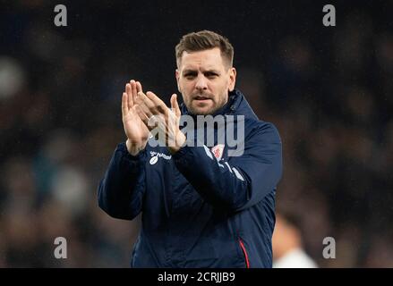 Middlesbrough Manager Jonathan Woodgate. Spurs v Middlesbrough. FA Cup Round 3 PHOTO CREDIT :   © MARK PAIN / ALAMY STOCK PHOTO Stock Photo