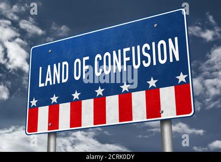 Land of Confusion Stock Photo