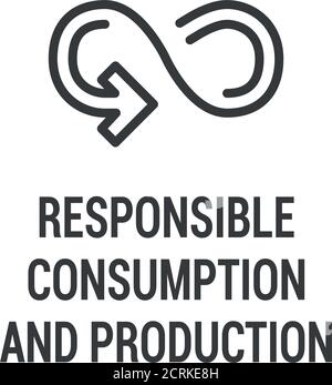 Responsible Consumption And Production Color Icon. Corporate Social ...