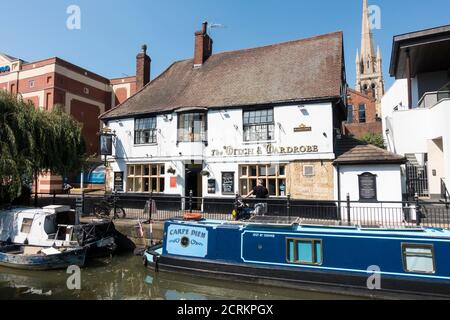 The Witch And Wardrobe public house Lincoln July 2020 Stock Photo