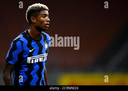 Milan, Italy - 19 September, 2020: Eddie Salcedo of FC Internazionale looks on during the pre-season friendly football match between FC Internazionale and Pisa SC. FC Internazionale won 7-0 over Pisa SC. Credit: Nicolò Campo/Alamy Live News Stock Photo