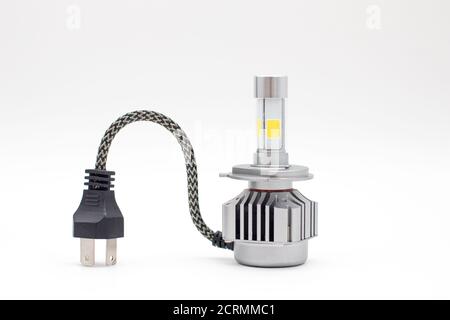 LED bulb for car lamps. LED car lamp isolated white background Stock Photo