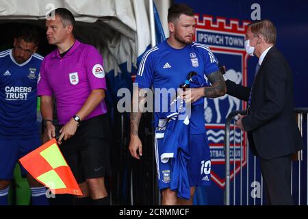 James Norwood of Ipswich Town - Ipswich Town v Wigan Athletic, Sky Bet League One, Portman Road, Ipswich, UK - 13th September 2020  Editorial Use Only - DataCo restrictions apply Stock Photo