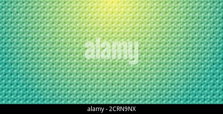 Abstract green gradient color geometric cube mosaic pattern background and texture. Vector illustration Stock Vector