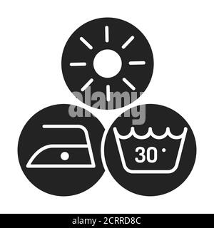 Disadvantages of eco fabric black line icon. Negative sides. Something that causes problems. Pictogram for web page, mobile app, promo. UI UX GUI Stock Vector