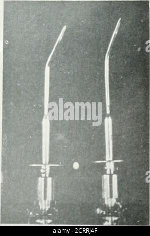 . Archives of physical medicine and rehabilitation . Fig.2. FI6.3 Tig. X—Lilieufekl tube, side view. -Anode head, showlnar two clepressionawhich have focal heads. ig-. 3—CathodcB. sharp andblunt point. 163 DuPLiTizED Films—Normal De-veloper—S Point 58000 volts (auto-transformer)12 milliamperes. Focal Distance 24-in. Phalanges . 1 /6 Wrist 4 Tarsus, Ap 5/24 Forearm . • • /2 Lat. !4 Elbow Vi Ankle . Ap. Vi Arm ?4 Lat. 2/3 Shoulder I Knee . .Ap. K Cervical spine, ^g Lat. 1 Head lateral... 2 Thigh 1 14 Mastoids 2 Fingers .... I /6 Urinary tract 4!/2. 55,000 volts, 91/2 milliamperes. Chest H, 83,00 Stock Photo