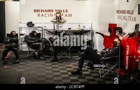 Le Mans, France. 20th September, 2020. mechanic, mecanicien Richard Mille Racing Team during the 2020 24 Hours of Le Mans, 7th round of the 2019-20 FIA World Endurance Championship on the Circuit des 24 Heures du Mans, from September 16 to 20, 2020 in Le Mans, France - Photo Xavi Bonilla / DPPI Credit: LM/DPPI/Xavi Bonilla/Alamy Live News Stock Photo