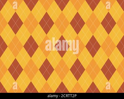 Argyle pattern seamless. Fabric texture background. Classic argill vector ornament. Stock Vector