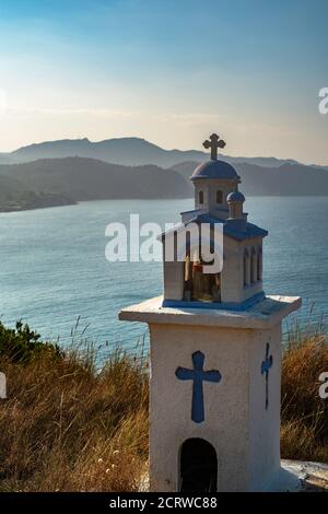 Corfu  Agios Stefanos sea views Stock Photo