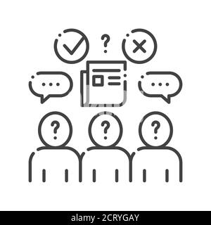 Verbal bullying black line icon. Harassment, social abuse and violence ...