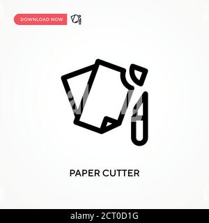 Paper cutter Simple vector icon. Modern, simple flat vector illustration for web site or mobile app Stock Vector