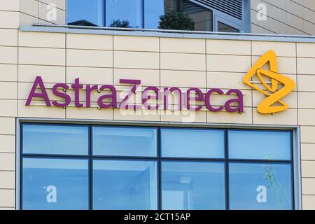 AstraZeneca headquarters, office in Cambridge, England United Kingdom UK Stock Photo