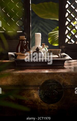 spa objects Stock Photo
