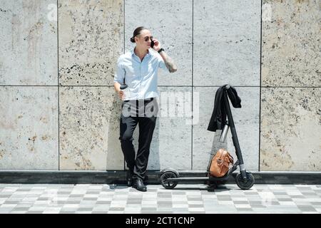 Stylish confident young businessman Stock Photo