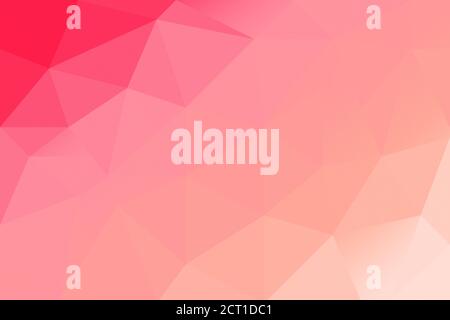 Abstract red pink low poly background. Crative polygonal backdrop Stock Photo