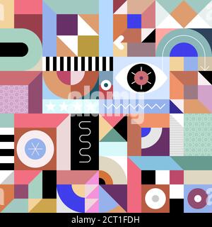 Geometric Art Design Stock Vector