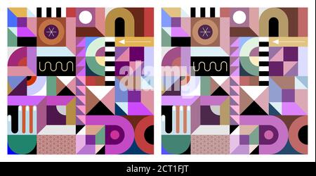 Geometric Art Design Stock Vector