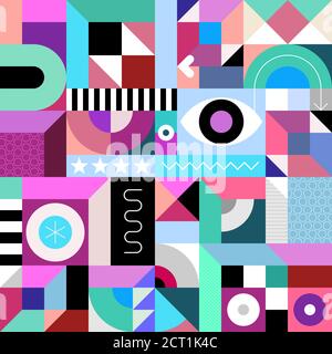 Geometric Art Design Stock Vector