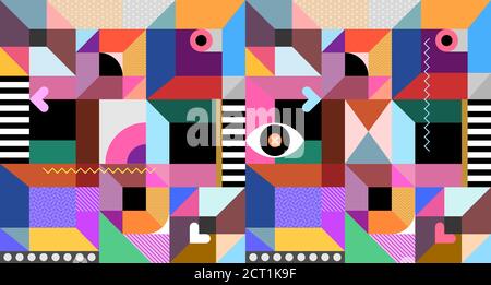 Geometric Art Design Stock Vector