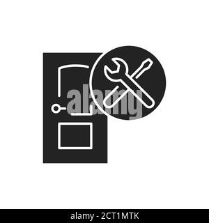 Furniture installation black glyph icon Stock Vector Image & Art - Alamy