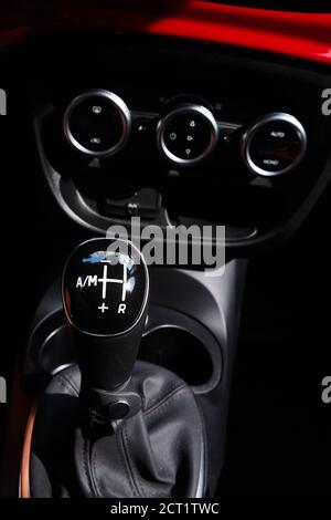 Modern Shift Gearbox speed concept. Shallow dof. Stock Photo