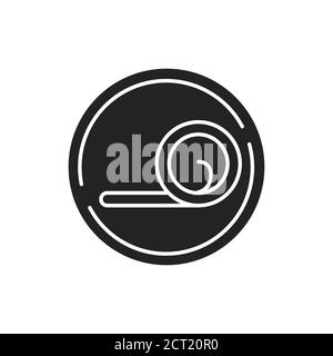 Ergonomic mattress black glyph icon. Works to human's shape and size. Designed with flexibility in mind. Pictogram for web page, mobile app, promo. UI Stock Vector