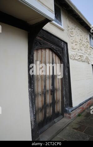 The Ancient House, Clare, Suffolk, is a Grade I listed building now housing a museum. Stock Photo