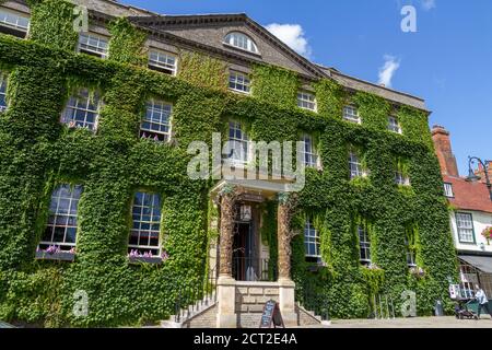 The Angel Hotel, Bury St Edmunds, Suffolk, UK. Stock Photo